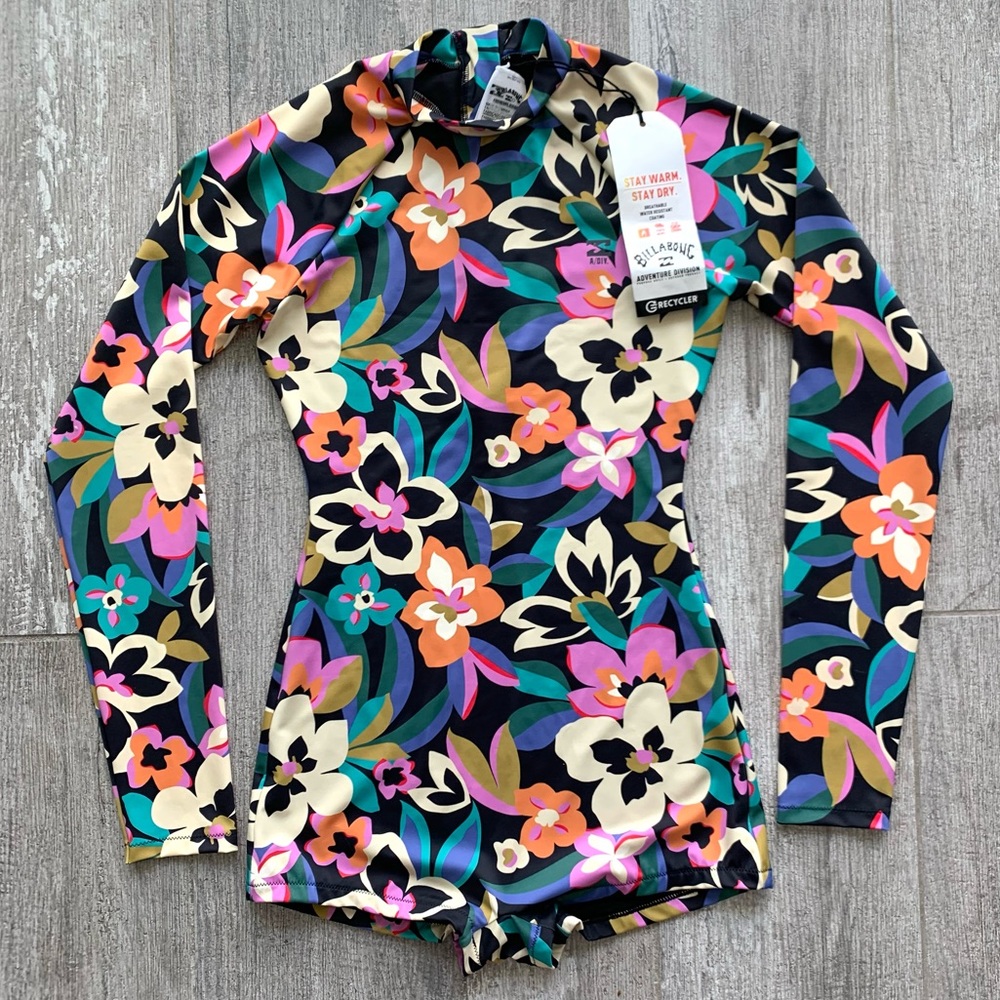 🔥🔥BILLABONG - A/DIV AVALON LONG SLEEVE ONE PIECE🔥🔥 - Picture 3 of 10